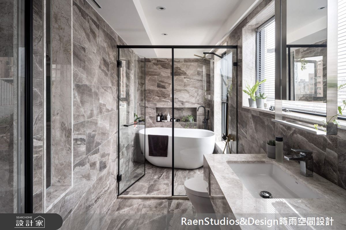 100坪老屋(31~40年)＿美式風浴室案例圖片＿時雨空間設計＿時雨_Homellery Home+Gallery之37