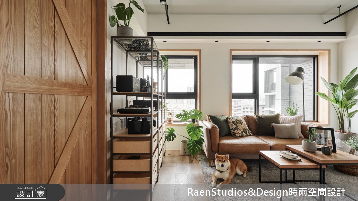 21坪新成屋(5年以下)＿工業風客廳案例圖片＿時雨空間設計＿時雨_異鄉有家 my home abroad之13