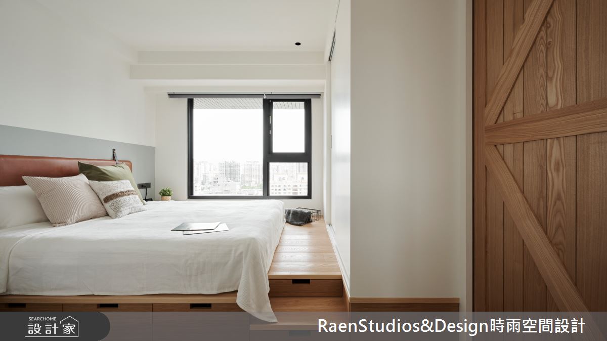 21坪新成屋(5年以下)＿工業風臥室案例圖片＿時雨空間設計＿時雨_異鄉有家 my home abroad之21