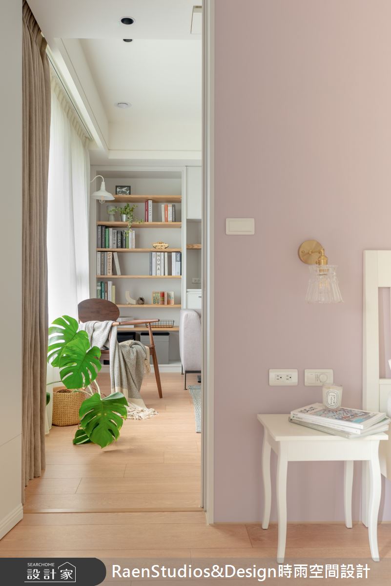 30坪新成屋(5年以下)＿美式風臥室案例圖片＿時雨空間設計＿時雨_藍蘭花之歌_Blue Orchid之14
