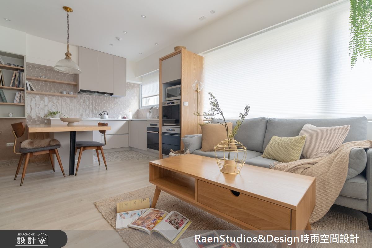 老屋(16~30年)＿現代風客廳案例圖片＿時雨空間設計＿時雨_愛與治癒 Love Over Healing之9
