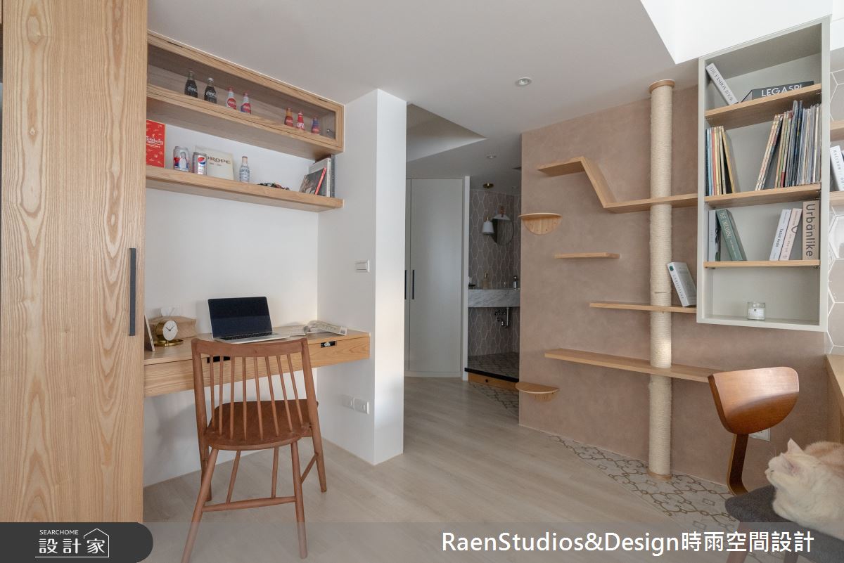 老屋(16~30年)＿現代風書房案例圖片＿時雨空間設計＿時雨_愛與治癒 Love Over Healing之4