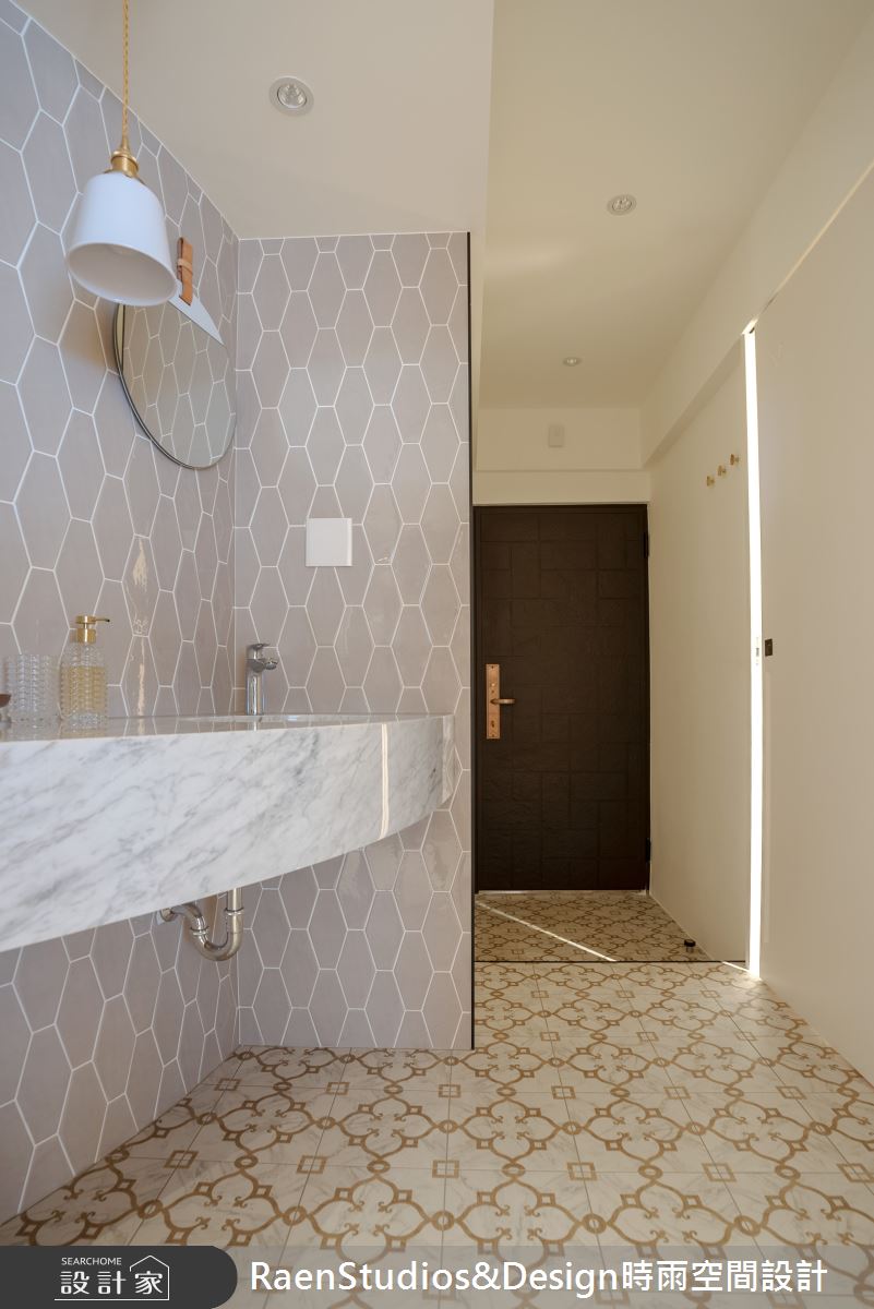 老屋(16~30年)＿現代風玄關案例圖片＿時雨空間設計＿時雨_愛與治癒 Love Over Healing之1