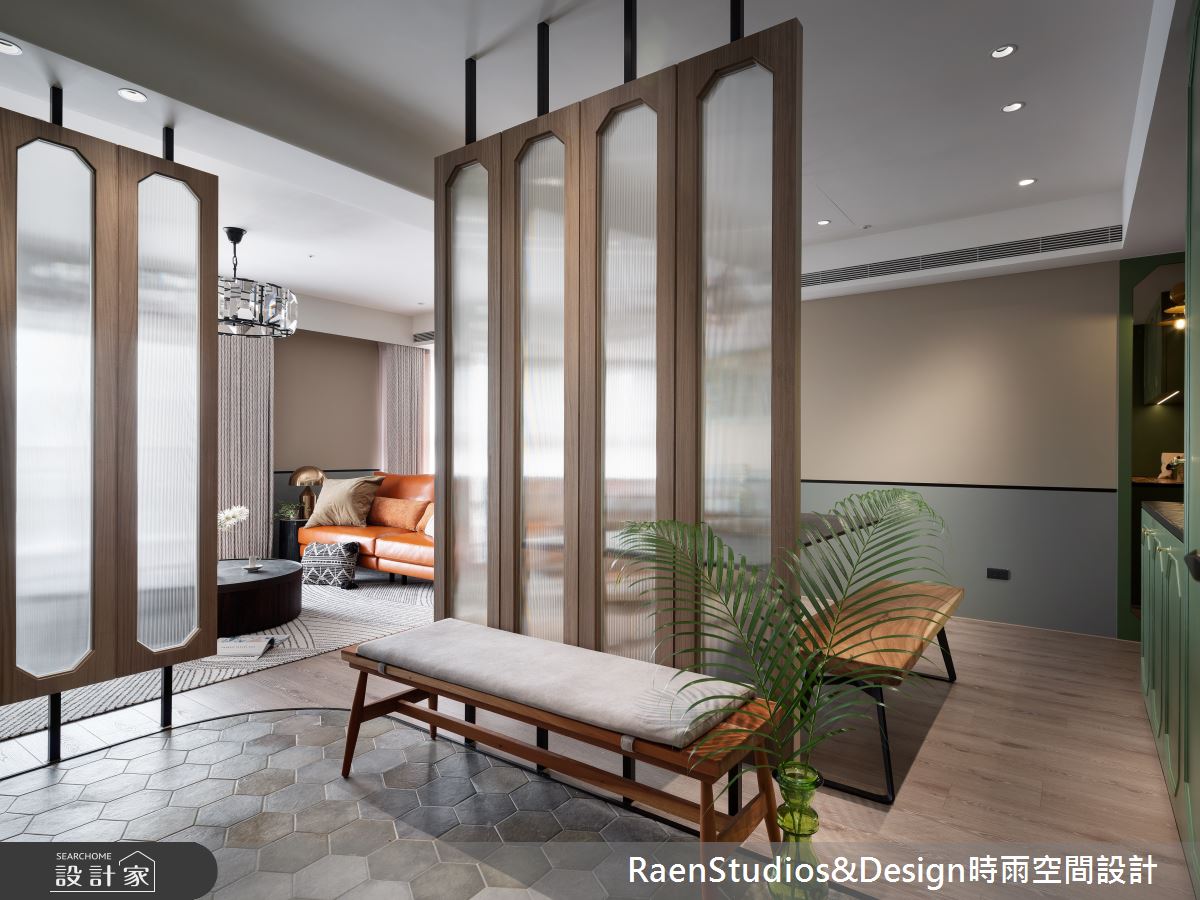 30坪新成屋(5年以下)＿北非殖民風玄關案例圖片＿時雨空間設計＿時雨_週末歌詠_Hymn For The Weekend之2