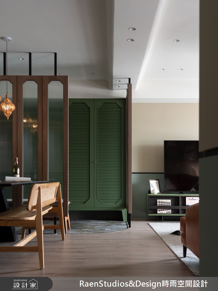 30坪新成屋(5年以下)＿北非殖民風玄關客廳案例圖片＿時雨空間設計＿時雨_週末歌詠_Hymn For The Weekend之8