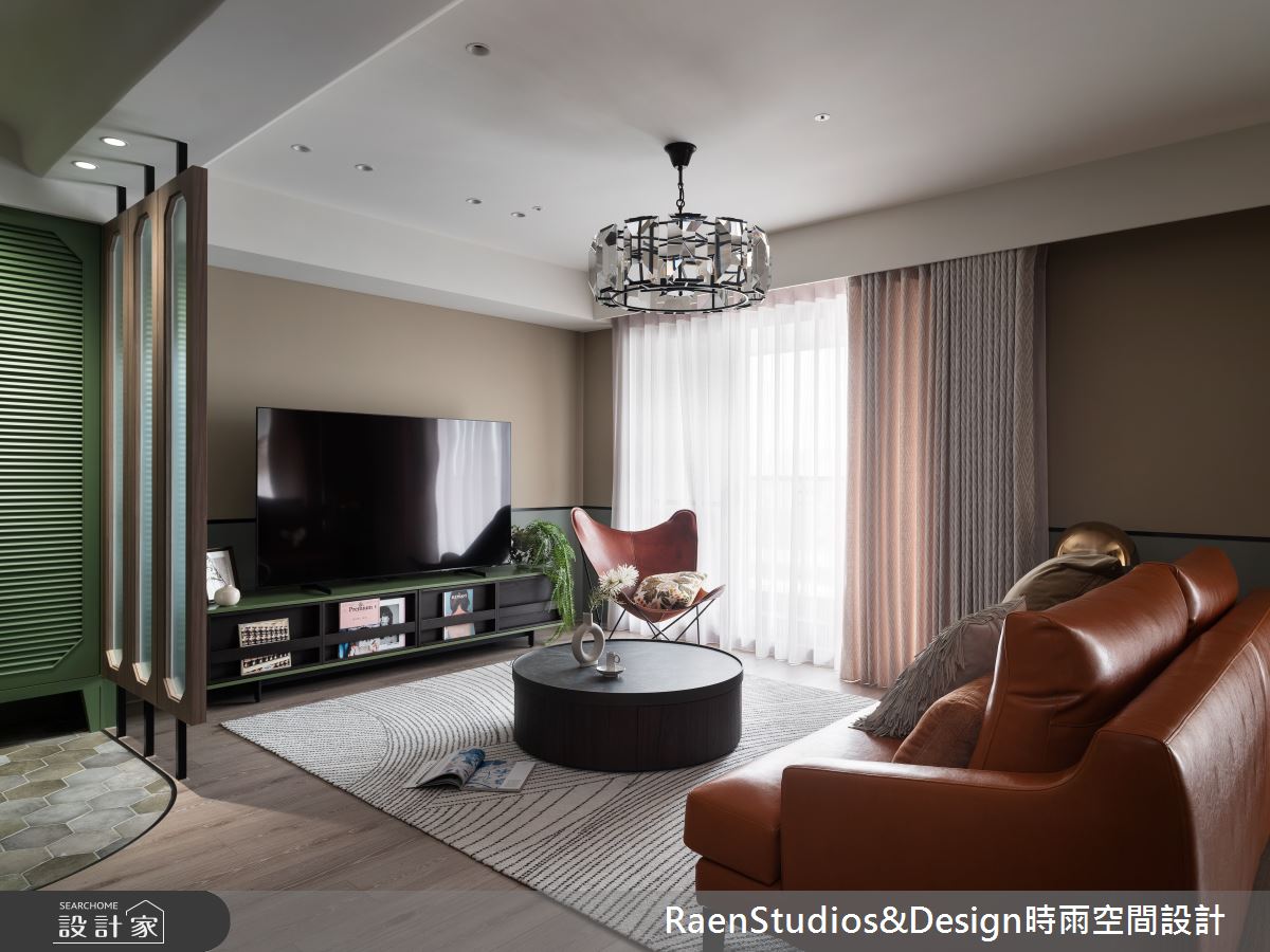 30坪新成屋(5年以下)＿北非殖民風玄關客廳案例圖片＿時雨空間設計＿時雨_週末歌詠_Hymn For The Weekend之9