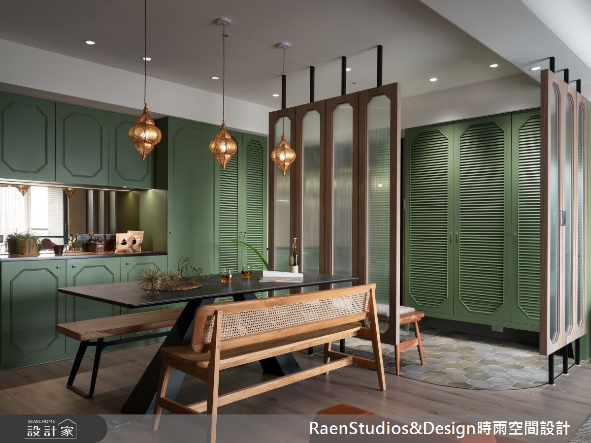 30坪新成屋(5年以下)＿北非殖民風玄關餐廳案例圖片＿時雨空間設計＿時雨_週末歌詠_Hymn For The Weekend之7