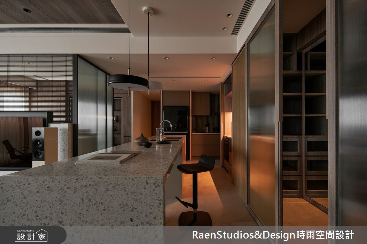 新成屋(5年以下)＿混搭風餐廳吧檯案例圖片＿時雨空間設計＿時雨_半光_Half Light之10
