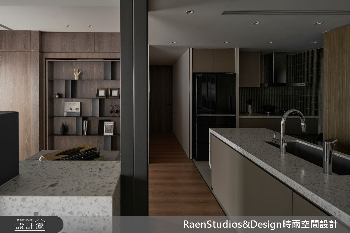 新成屋(5年以下)＿混搭風餐廳吧檯案例圖片＿時雨空間設計＿時雨_半光_Half Light之18