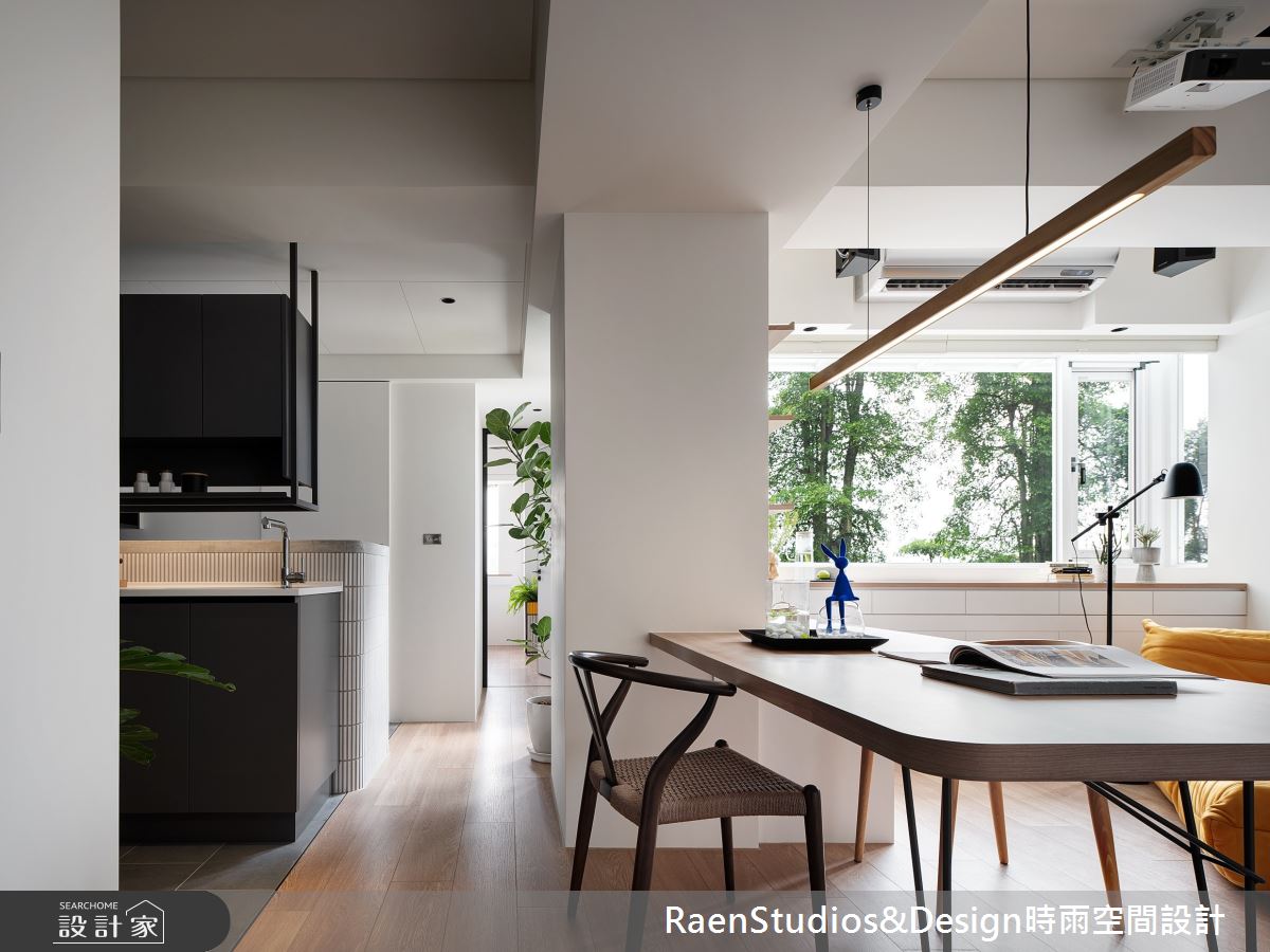 18坪老屋(16~30年)＿工業風客廳餐廳案例圖片＿時雨空間設計＿時雨_泥爪子_Dirty Paws之12