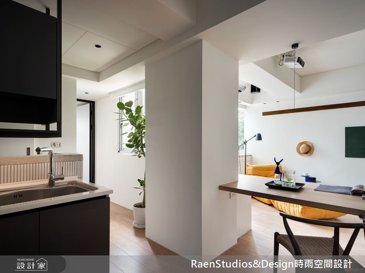 18坪老屋(16~30年)＿工業風餐廳廚房案例圖片＿時雨空間設計＿時雨_泥爪子_Dirty Paws之11