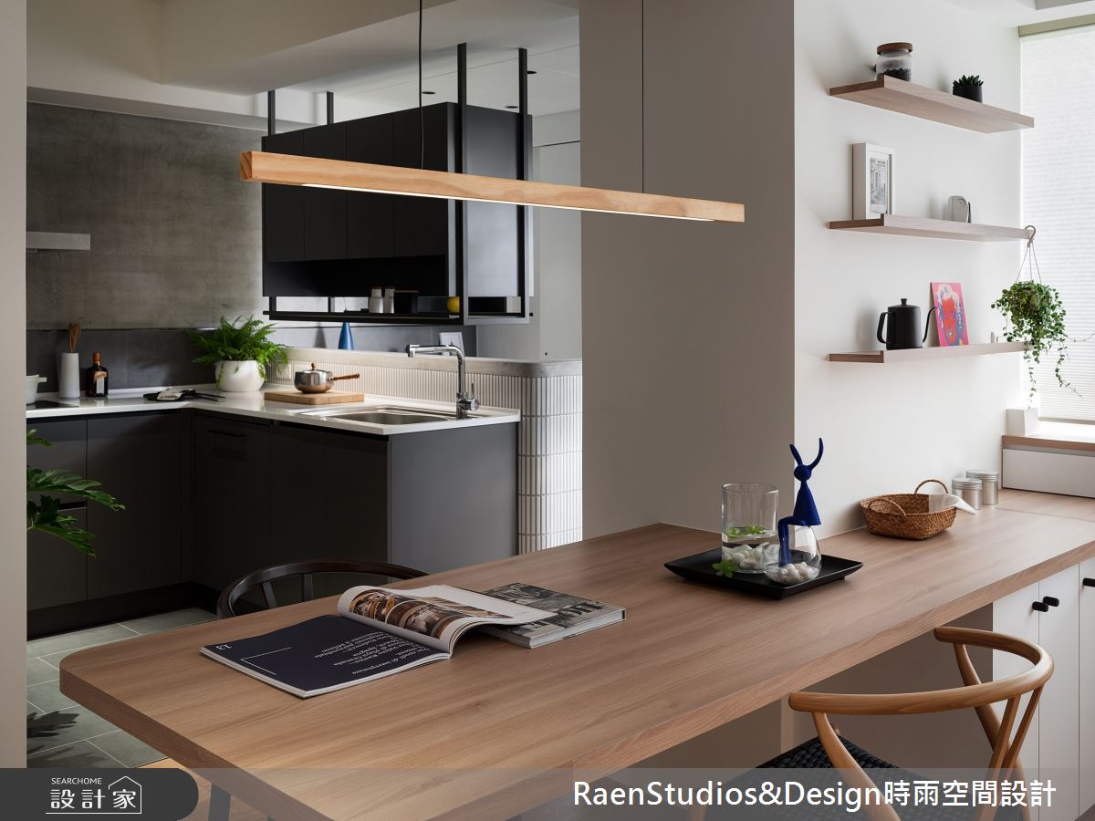18坪老屋(16~30年)＿工業風餐廳廚房案例圖片＿時雨空間設計＿時雨_泥爪子_Dirty Paws之13