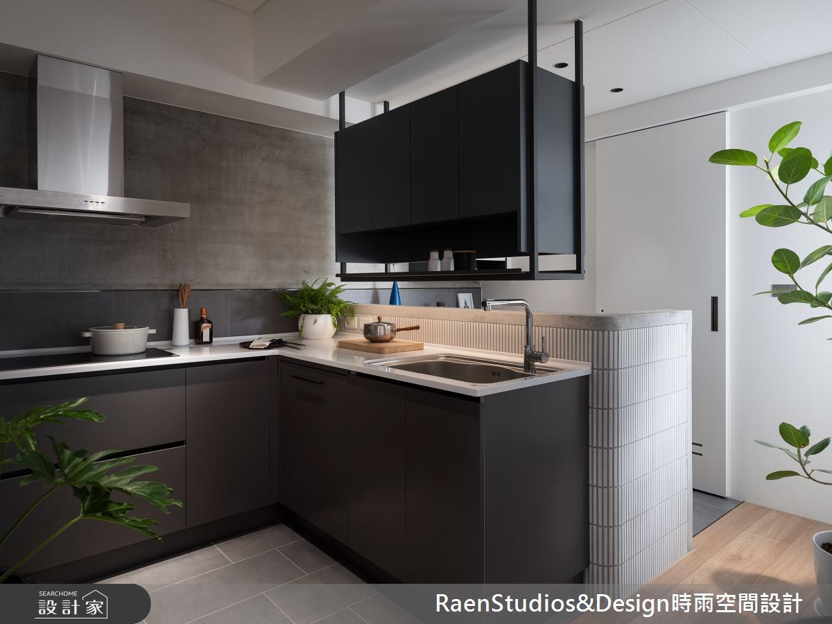18坪老屋(16~30年)＿工業風廚房案例圖片＿時雨空間設計＿時雨_泥爪子_Dirty Paws之17