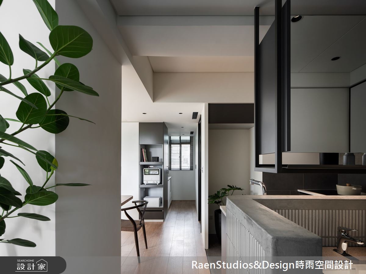 18坪老屋(16~30年)＿工業風走廊案例圖片＿時雨空間設計＿時雨_泥爪子_Dirty Paws之24