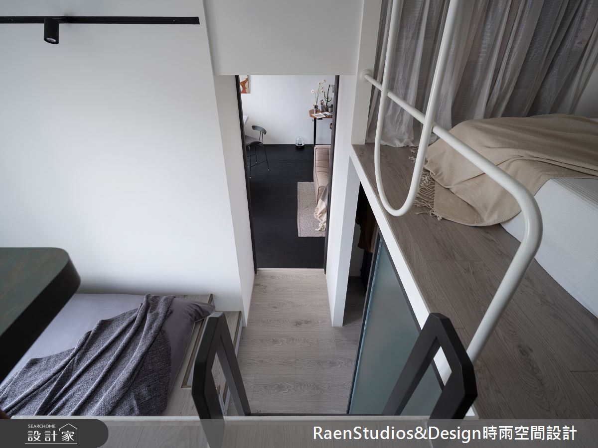 中古屋(5~15年)＿混搭風臥室案例圖片＿時雨空間設計＿時雨_灰色と青之22