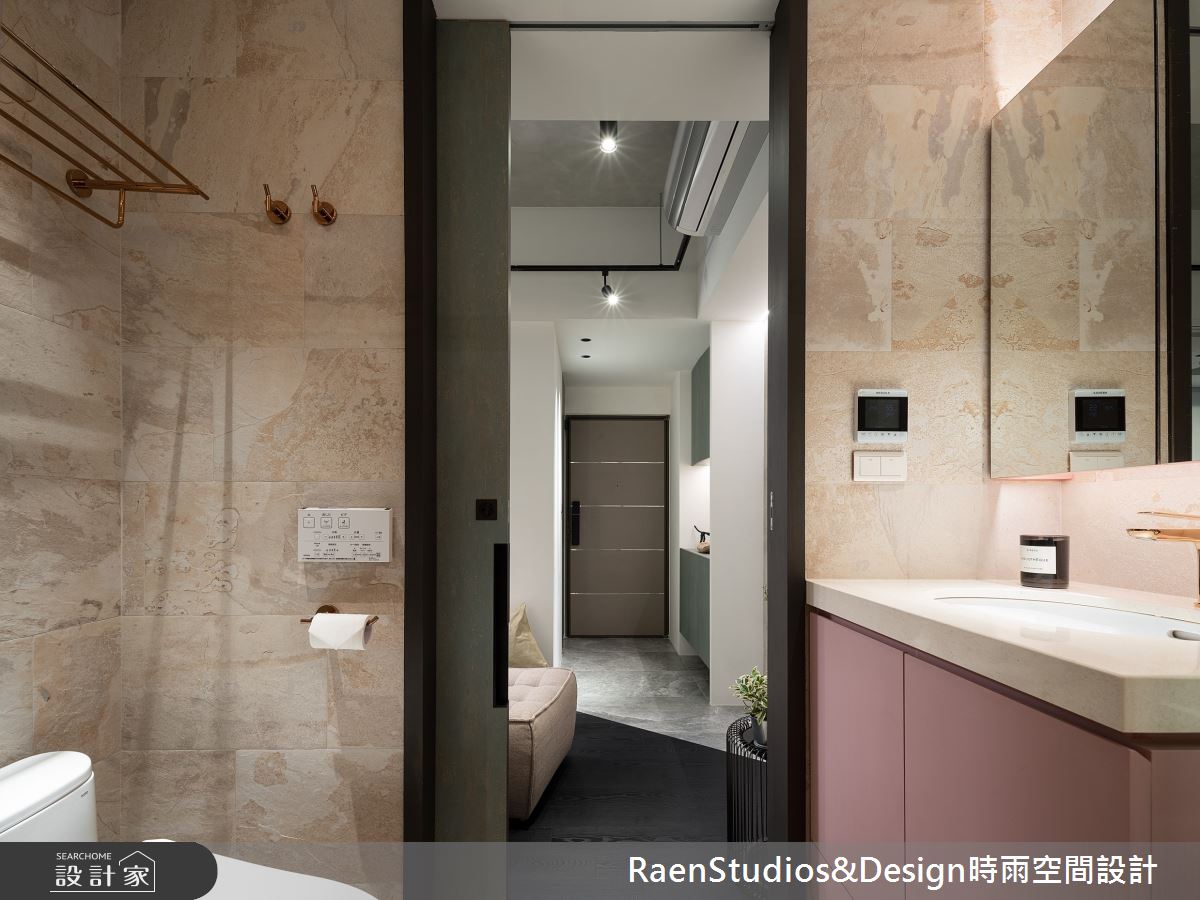 中古屋(5~15年)＿混搭風浴室案例圖片＿時雨空間設計＿時雨_灰色と青之24