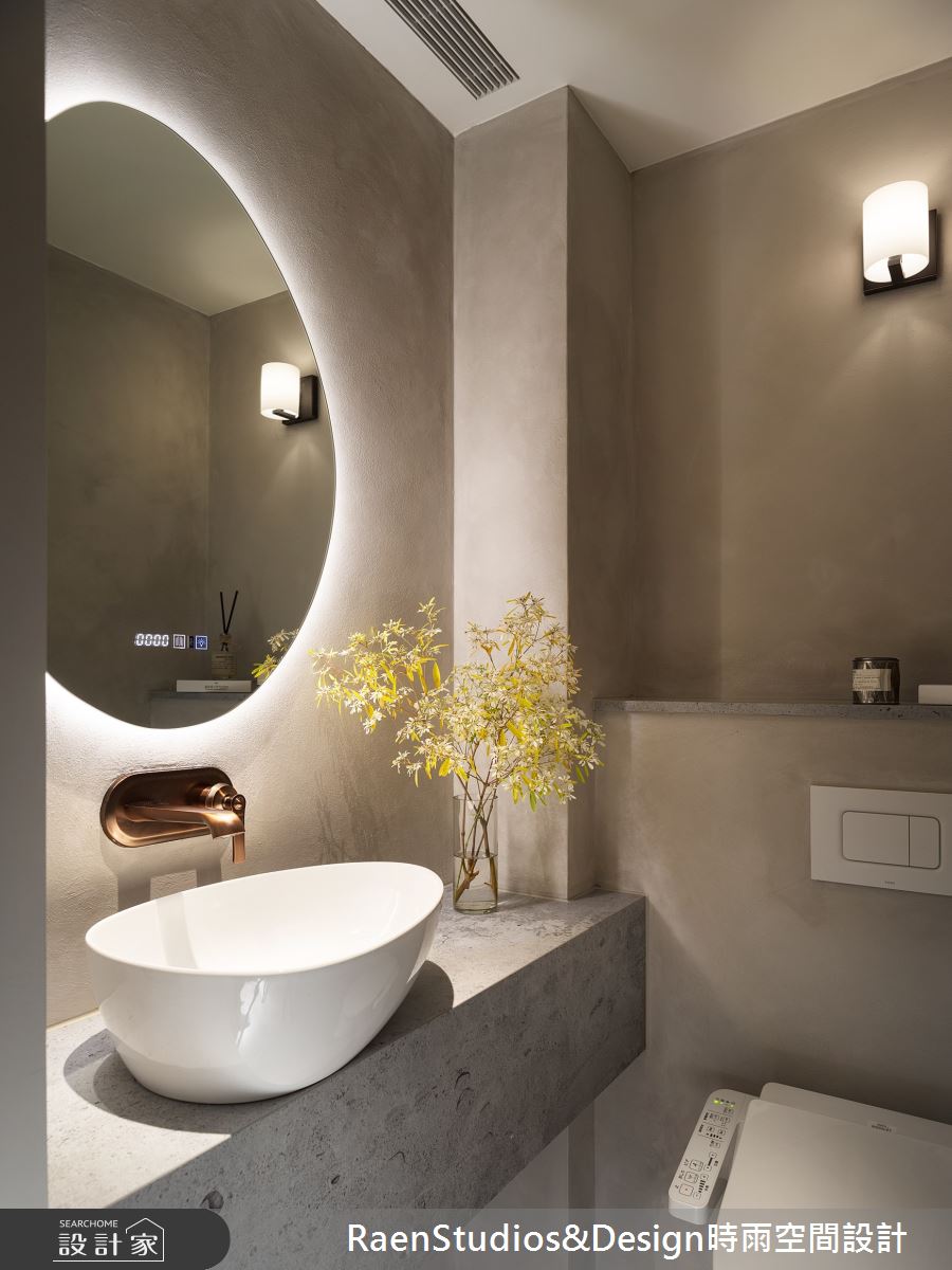 中古屋(5~15年)＿混搭風浴室案例圖片＿時雨空間設計＿時雨_灰色と青之26