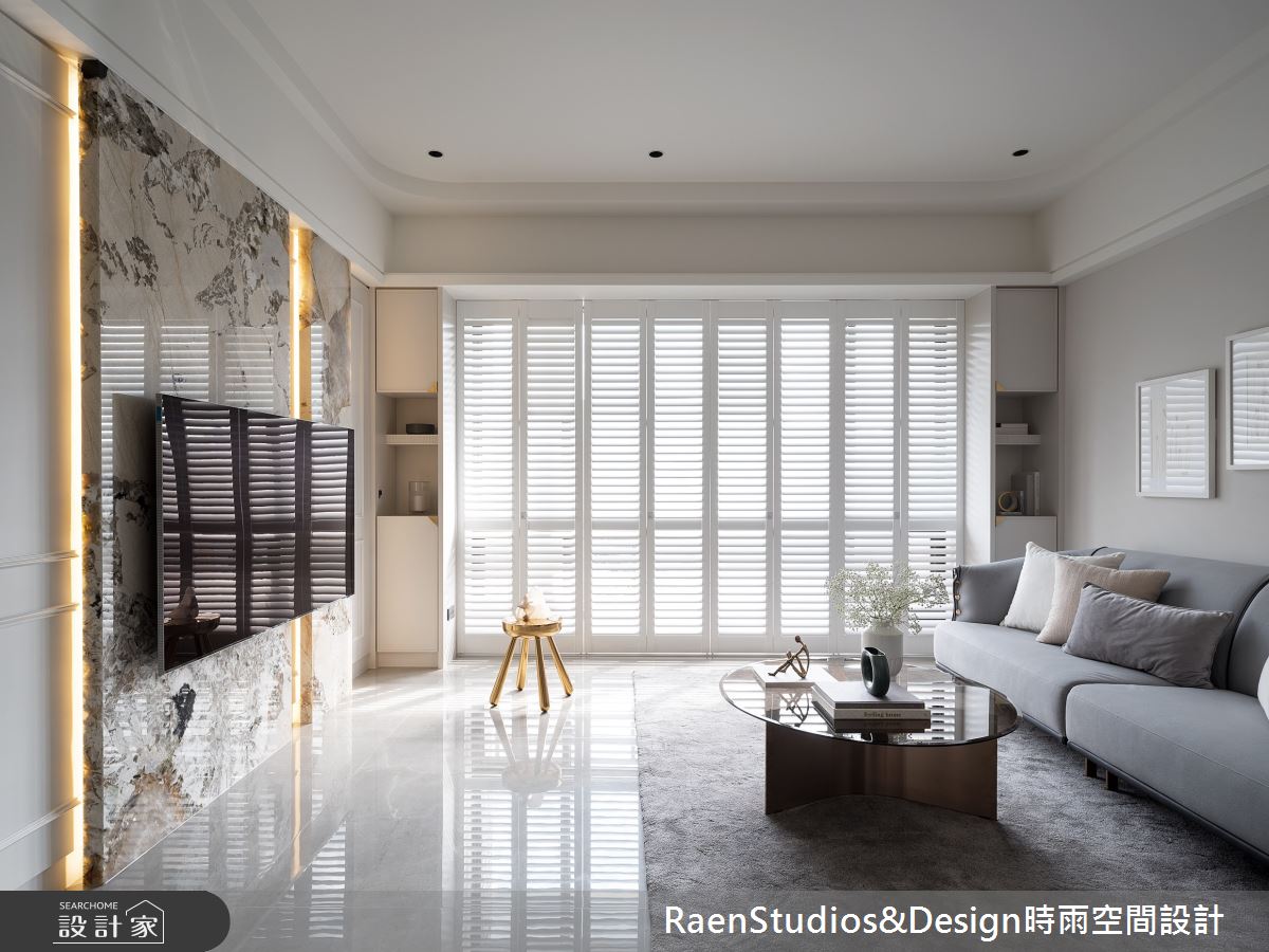 23坪老屋(16~30年)＿法式現代風客廳案例圖片＿時雨空間設計＿時雨_暖風｜Le bon vent之5
