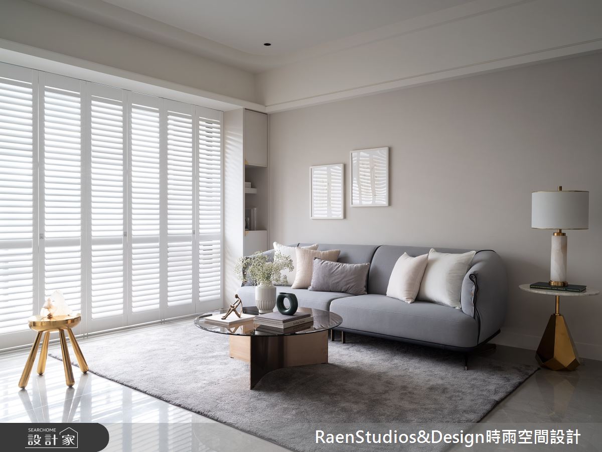 23坪老屋(16~30年)＿法式現代風客廳案例圖片＿時雨空間設計＿時雨_暖風｜Le bon vent之6