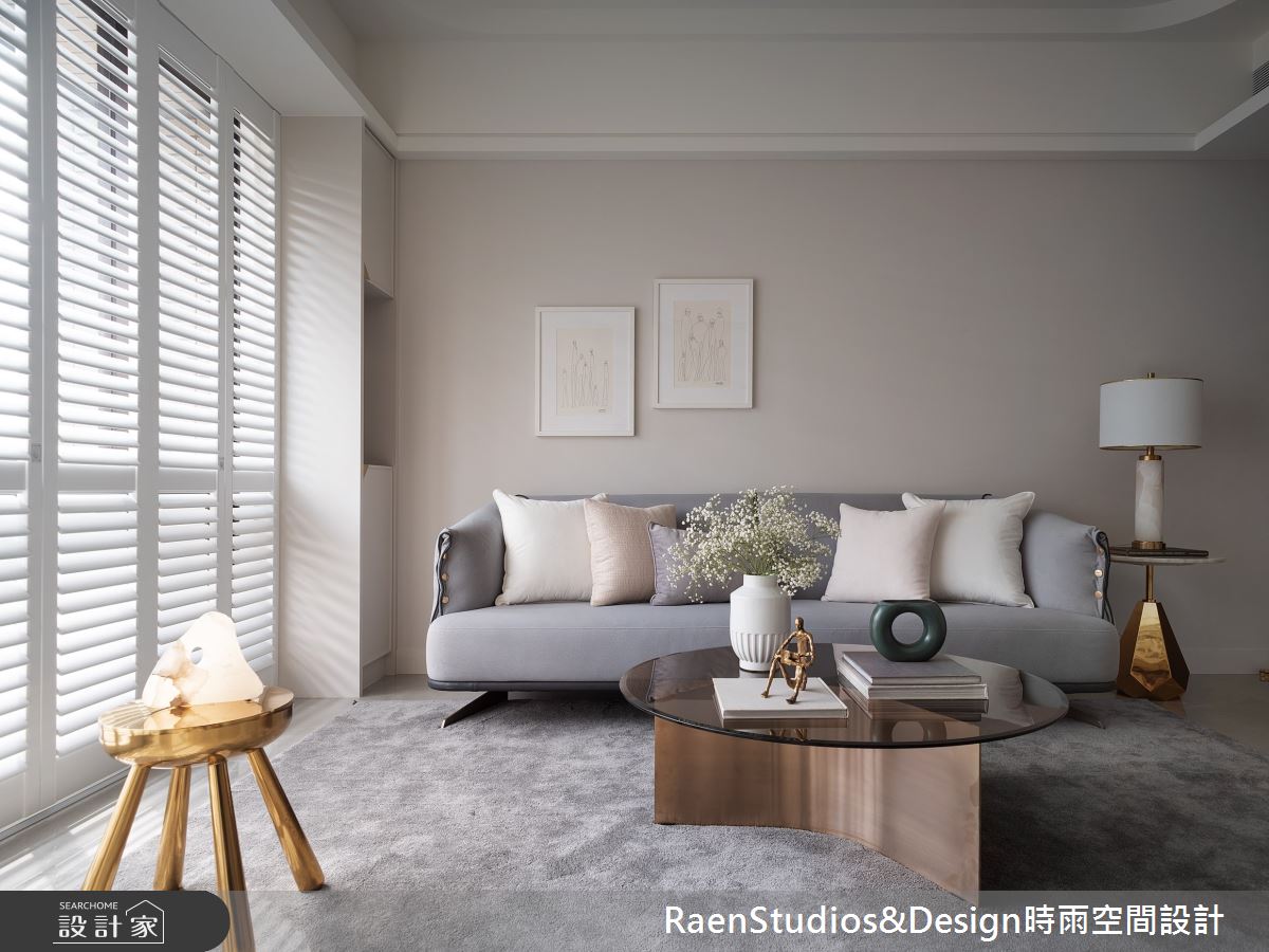23坪老屋(16~30年)＿法式現代風客廳案例圖片＿時雨空間設計＿時雨_暖風｜Le bon vent之7