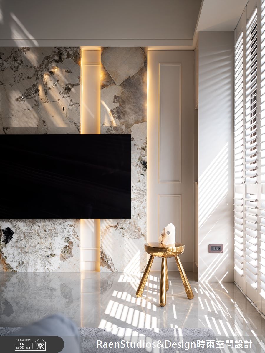 23坪老屋(16~30年)＿法式現代風客廳案例圖片＿時雨空間設計＿時雨_暖風｜Le bon vent之11