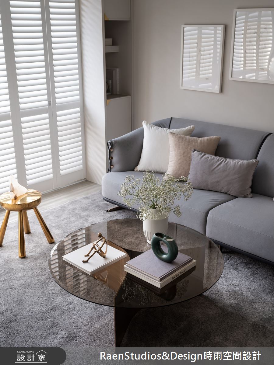23坪老屋(16~30年)＿法式現代風客廳案例圖片＿時雨空間設計＿時雨_暖風｜Le bon vent之9
