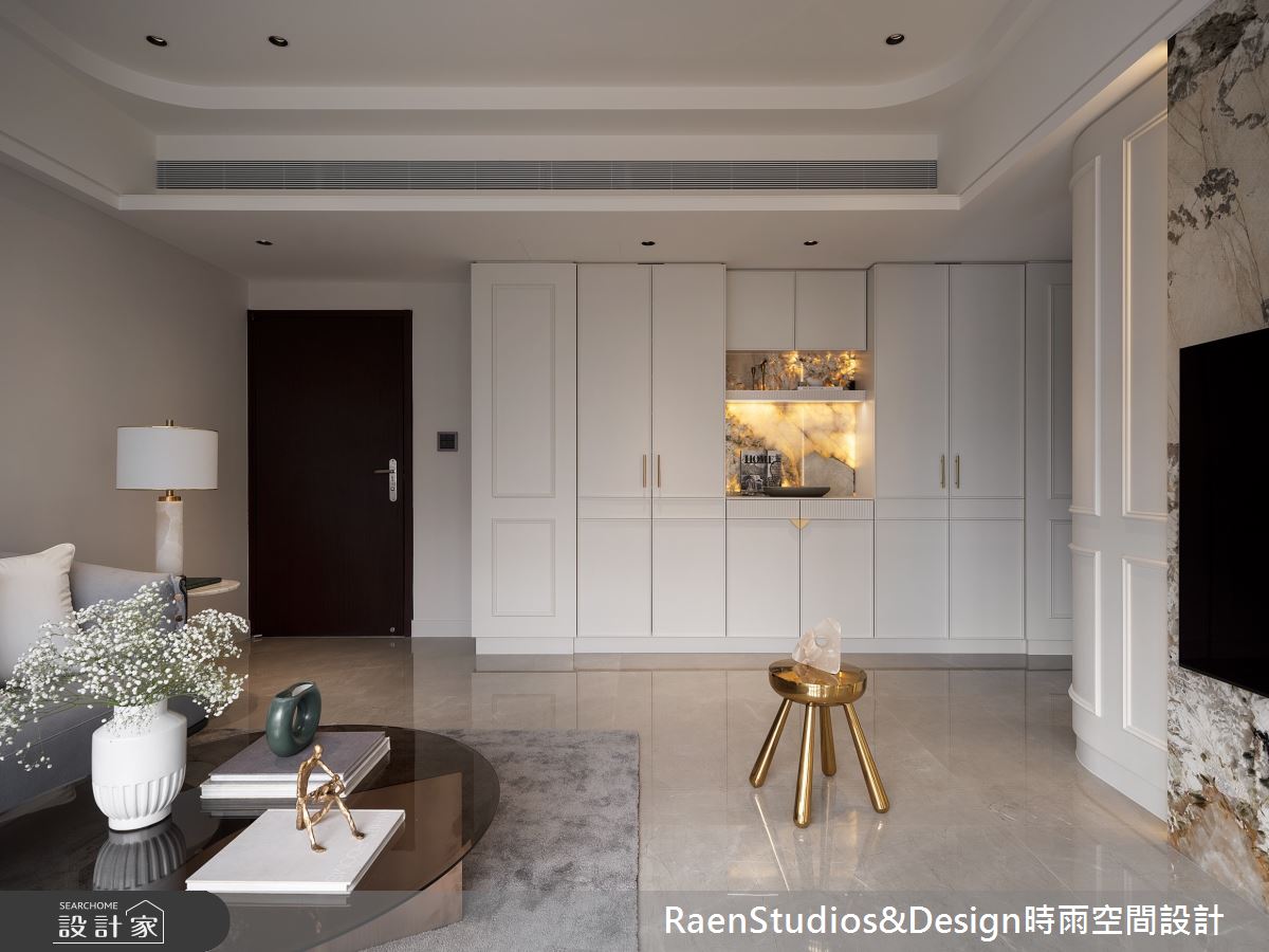 23坪老屋(16~30年)＿法式現代風客廳案例圖片＿時雨空間設計＿時雨_暖風｜Le bon vent之1