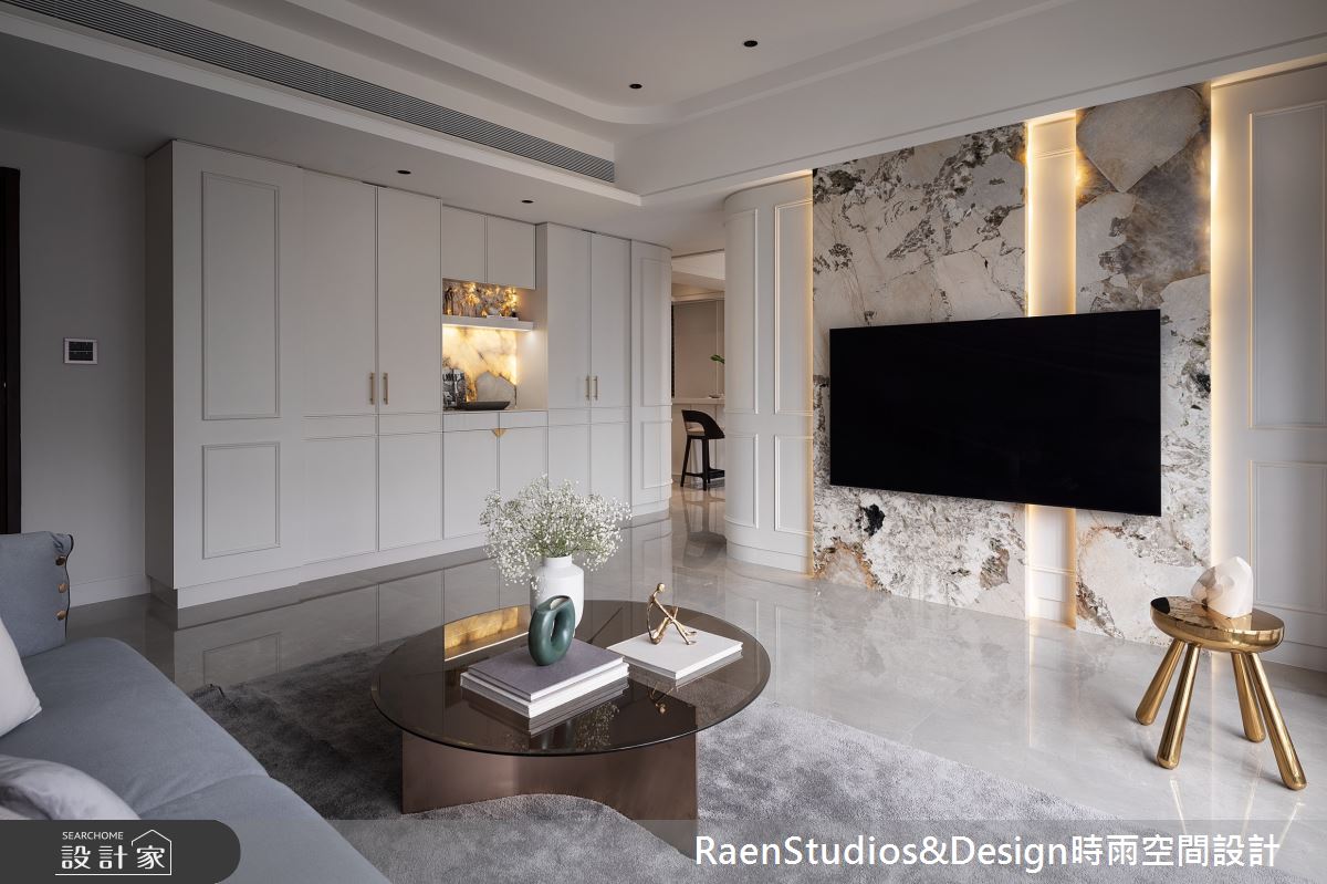 23坪老屋(16~30年)＿法式現代風客廳案例圖片＿時雨空間設計＿時雨_暖風｜Le bon vent之2