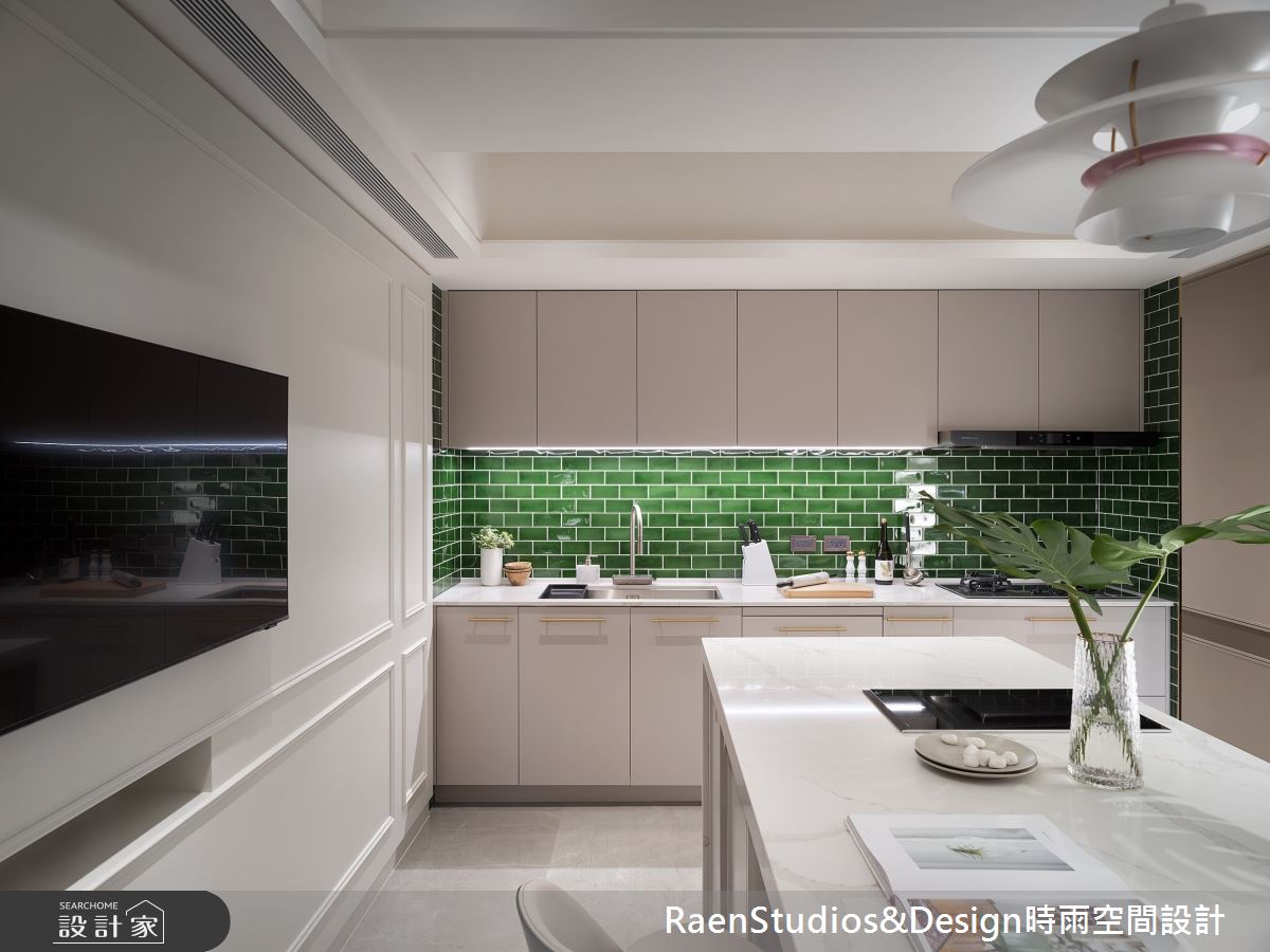 23坪老屋(16~30年)＿法式現代風餐廳廚房中島案例圖片＿時雨空間設計＿時雨_暖風｜Le bon vent之18