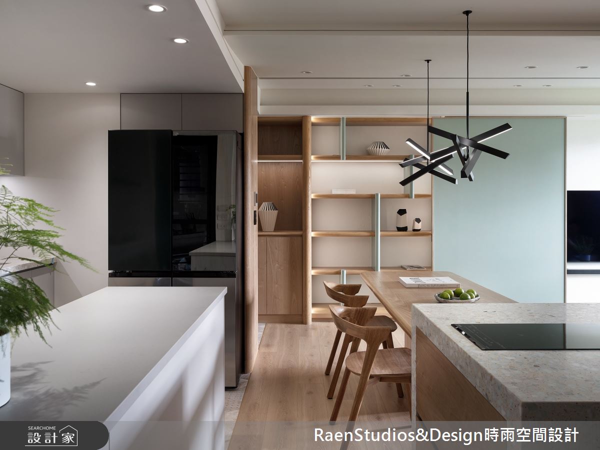 23坪新成屋(5年以下)＿北歐風餐廳中島案例圖片＿時雨空間設計＿時雨_Only One之6
