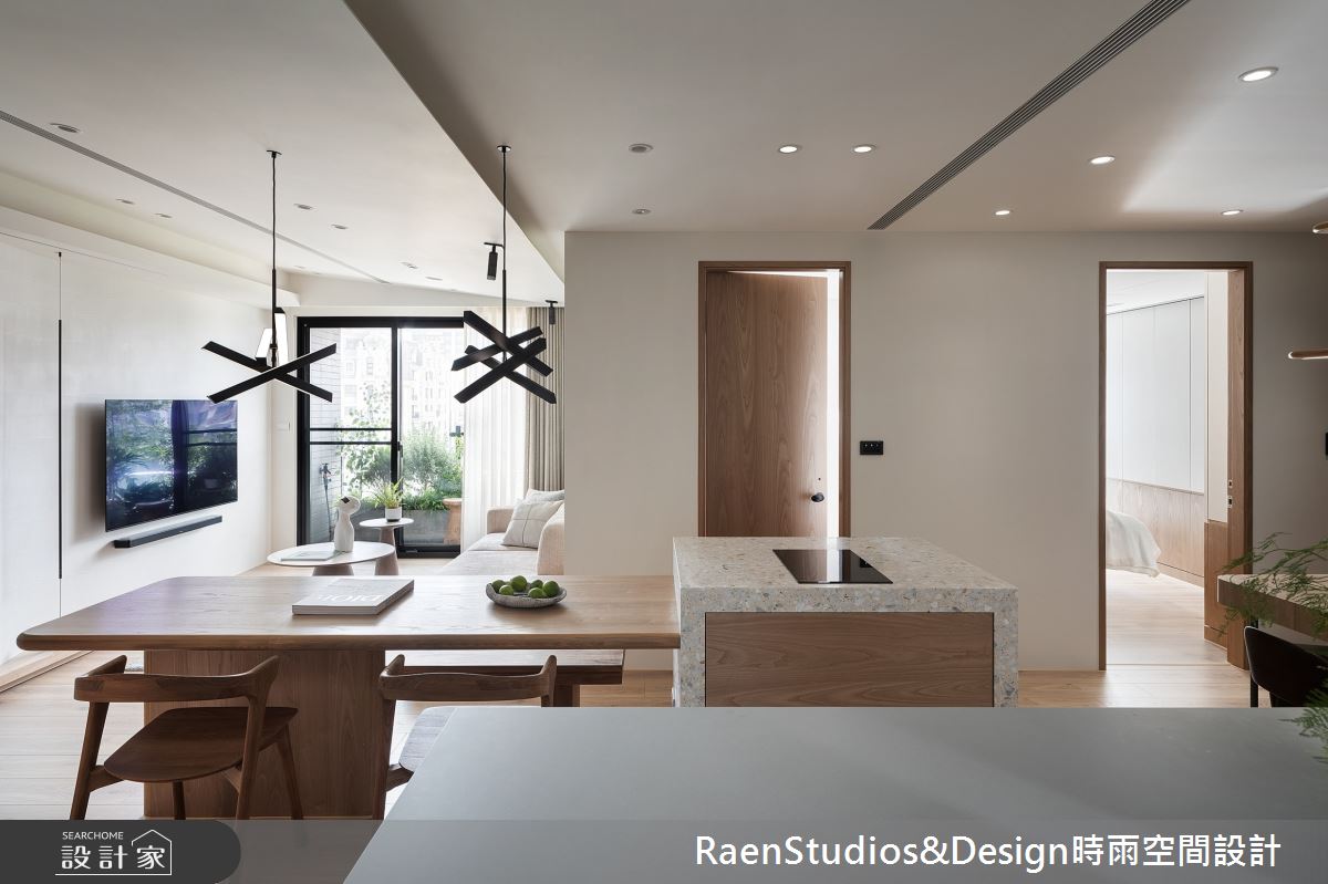 23坪新成屋(5年以下)＿北歐風餐廳中島案例圖片＿時雨空間設計＿時雨_Only One之24