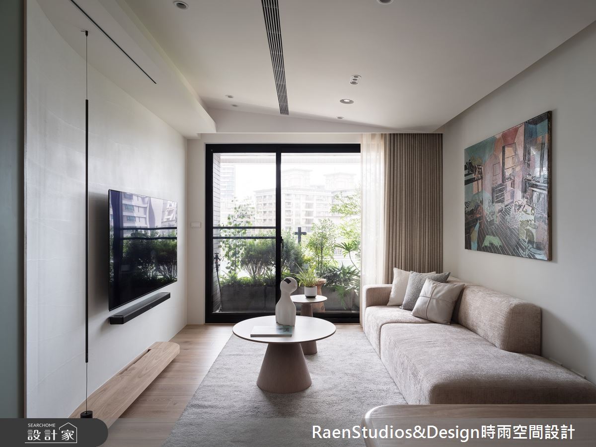 23坪新成屋(5年以下)＿北歐風客廳案例圖片＿時雨空間設計＿時雨_Only One之16