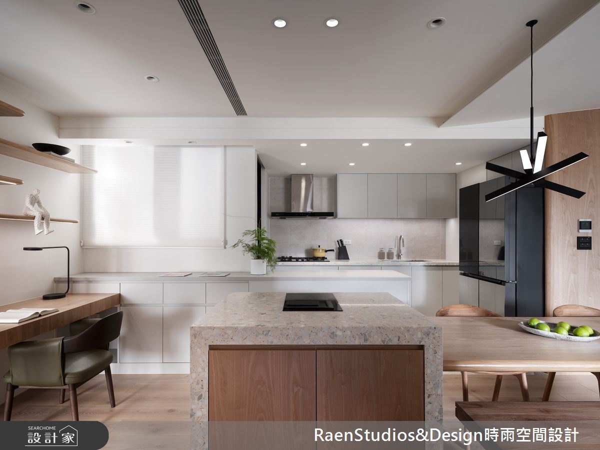 23坪新成屋(5年以下)＿北歐風餐廳廚房工作區中島案例圖片＿時雨空間設計＿時雨_Only One之26
