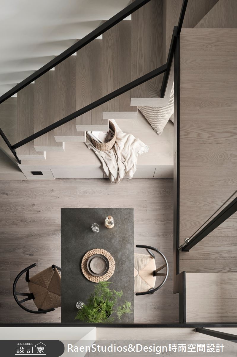 12坪老屋(16~30年)＿工業風餐廳樓梯臥榻案例圖片＿時雨空間設計＿時雨_三月｜March之17