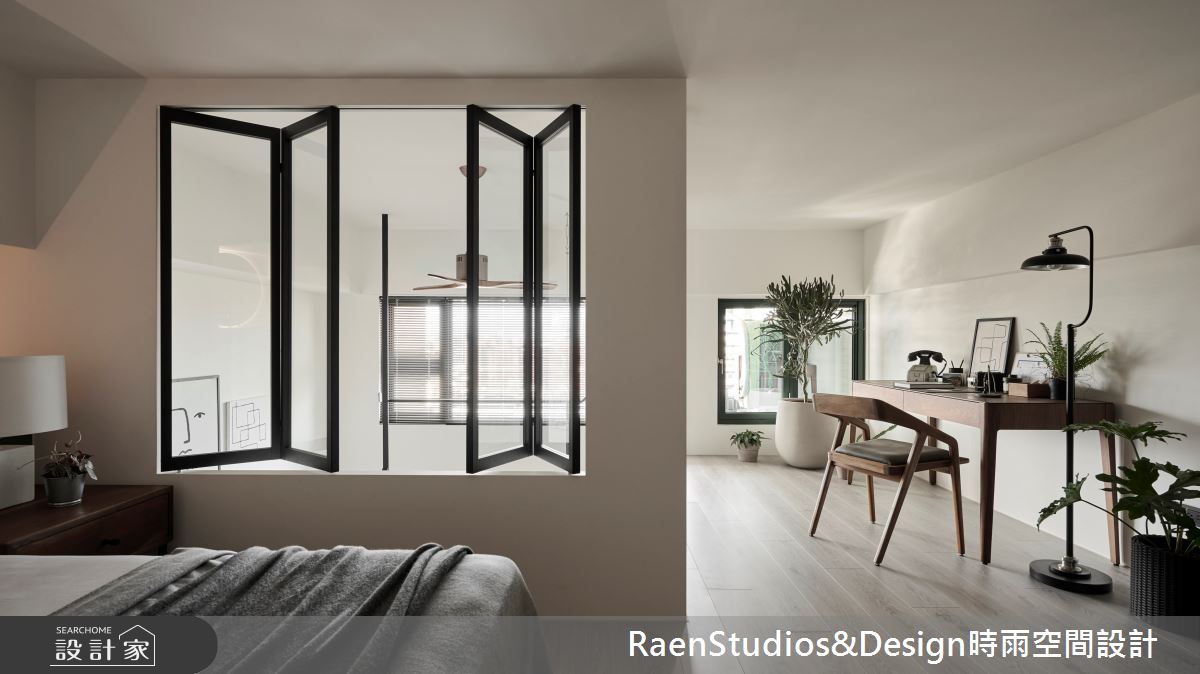 12坪老屋(16~30年)＿工業風臥室工作區案例圖片＿時雨空間設計＿時雨_三月｜March之22