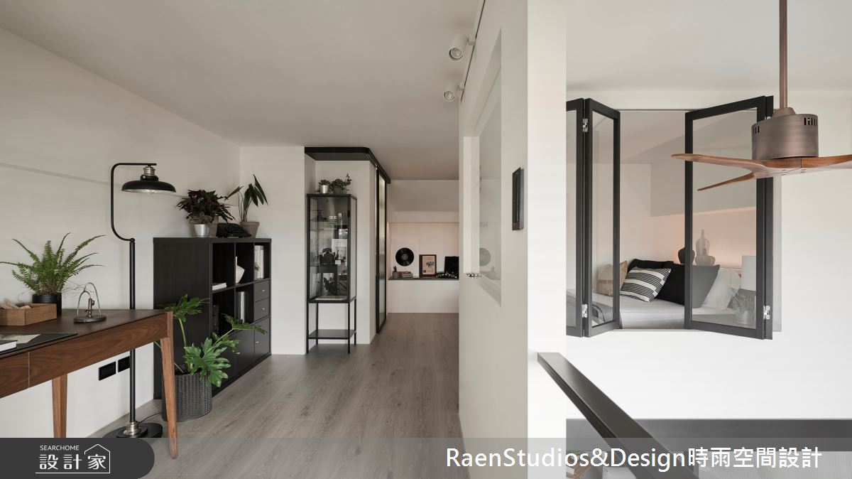 12坪老屋(16~30年)＿工業風走廊工作區案例圖片＿時雨空間設計＿時雨_三月｜March之21