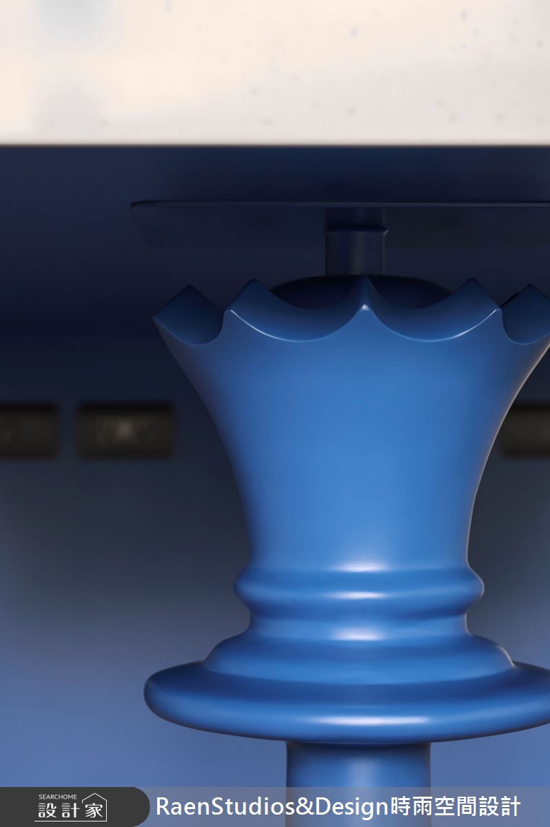 23坪新成屋(5年以下)＿北歐風餐廳中島案例圖片＿時雨空間設計＿時雨_蔚藍的藍｜Cerulean Blue之20