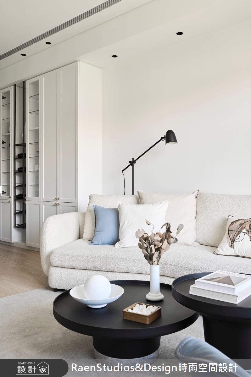 23坪新成屋(5年以下)＿北歐風客廳案例圖片＿時雨空間設計＿時雨_蔚藍的藍｜Cerulean Blue之15