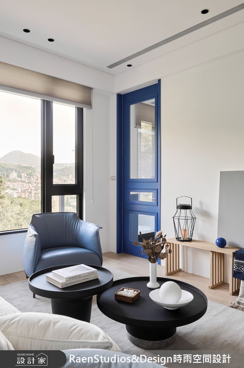 23坪新成屋(5年以下)＿北歐風客廳案例圖片＿時雨空間設計＿時雨_蔚藍的藍｜Cerulean Blue之29