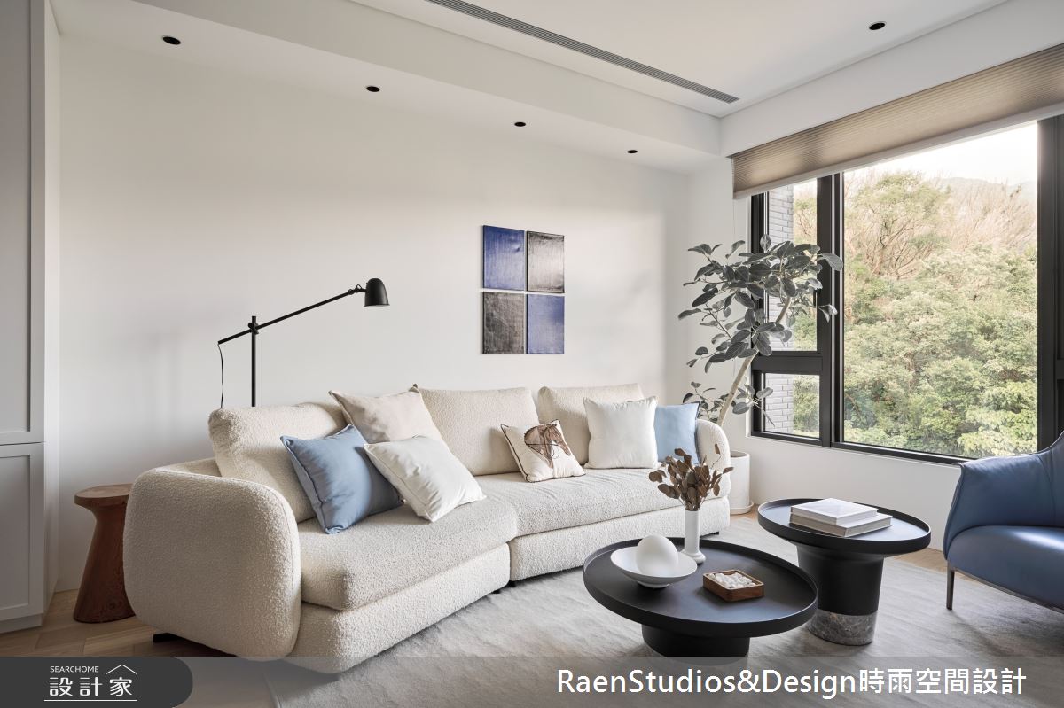 23坪新成屋(5年以下)＿北歐風客廳案例圖片＿時雨空間設計＿時雨_蔚藍的藍｜Cerulean Blue之13