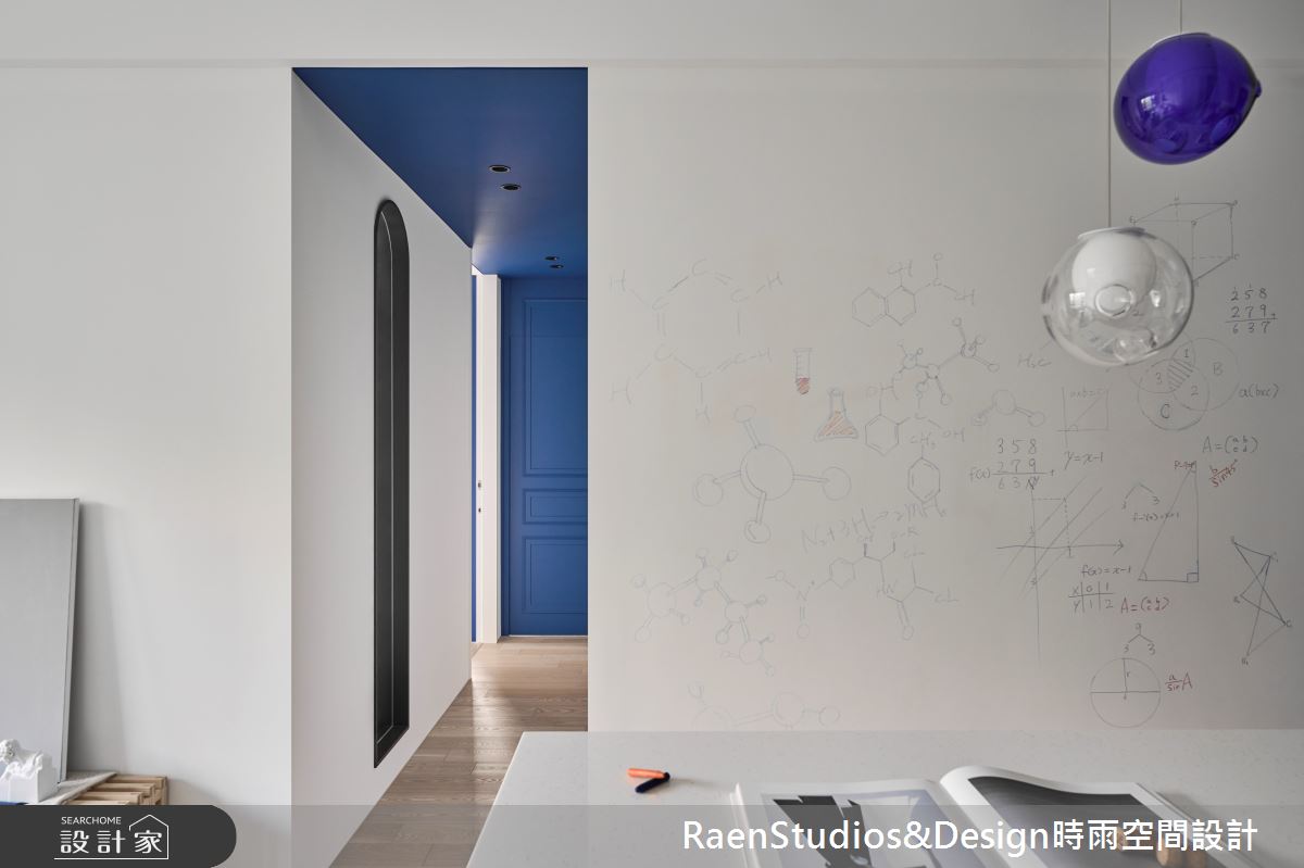 23坪新成屋(5年以下)＿北歐風餐廳走廊中島案例圖片＿時雨空間設計＿時雨_蔚藍的藍｜Cerulean Blue之21