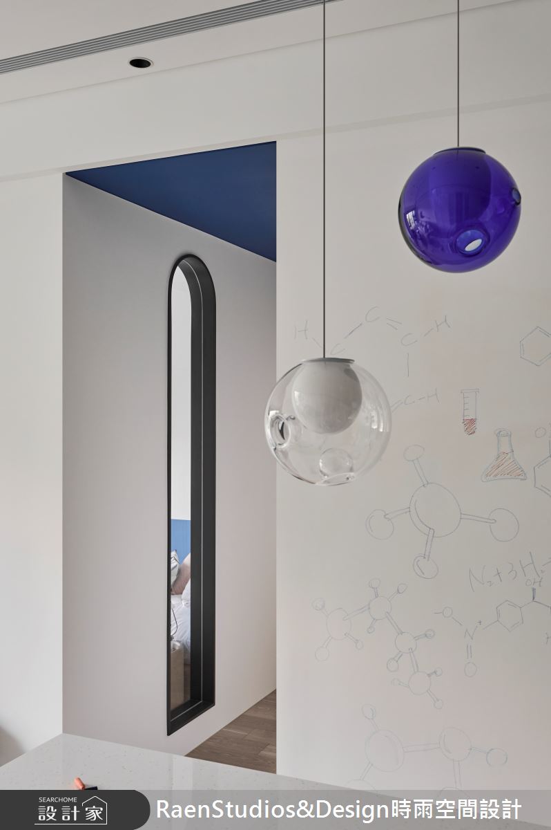 23坪新成屋(5年以下)＿北歐風餐廳中島案例圖片＿時雨空間設計＿時雨_蔚藍的藍｜Cerulean Blue之22