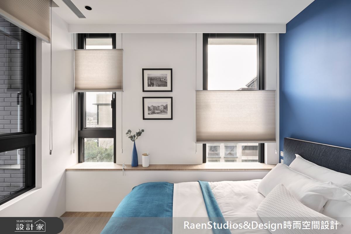 23坪新成屋(5年以下)＿北歐風臥室案例圖片＿時雨空間設計＿時雨_蔚藍的藍｜Cerulean Blue之25