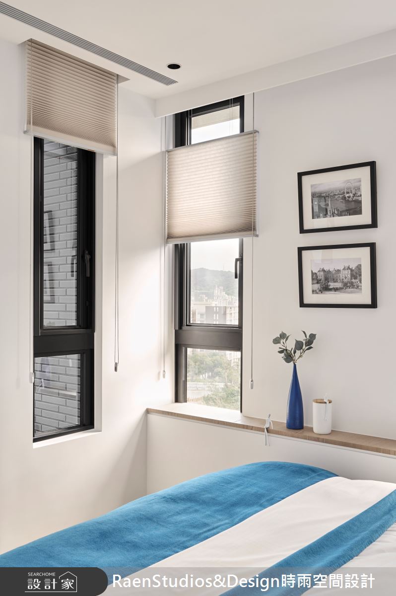 23坪新成屋(5年以下)＿北歐風臥室案例圖片＿時雨空間設計＿時雨_蔚藍的藍｜Cerulean Blue之26