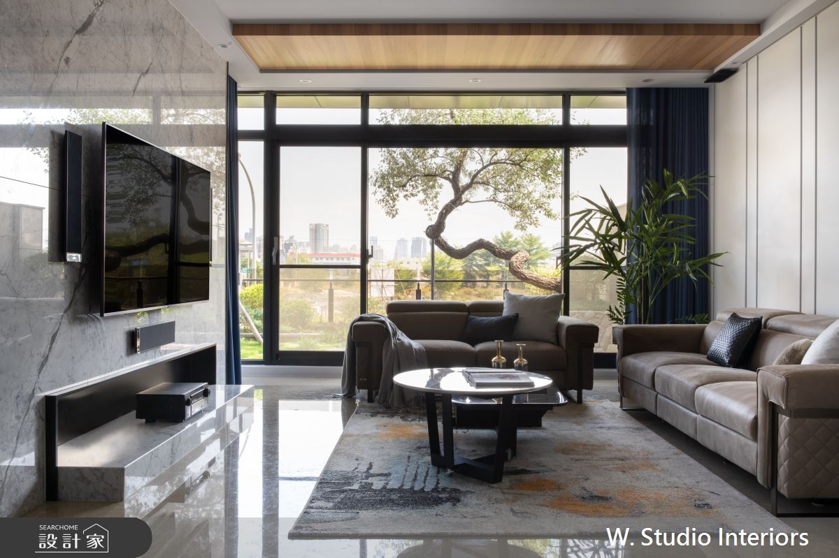 150坪新成屋(5年以下)＿現代風客廳案例圖片＿哲苑室內設計 W. Studio Interiors＿哲苑_01KC Residence之3