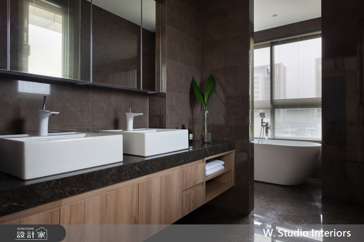 150坪新成屋(5年以下)＿現代風浴室案例圖片＿哲苑室內設計 W. Studio Interiors＿哲苑_01KC Residence之16