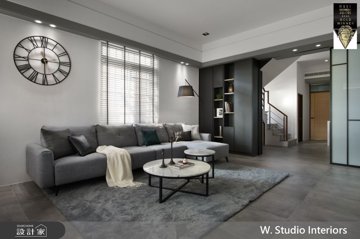 100坪新成屋(5年以下)＿現代風客廳案例圖片＿哲苑室內設計 W. Studio Interiors＿哲苑_02TH Residence之5