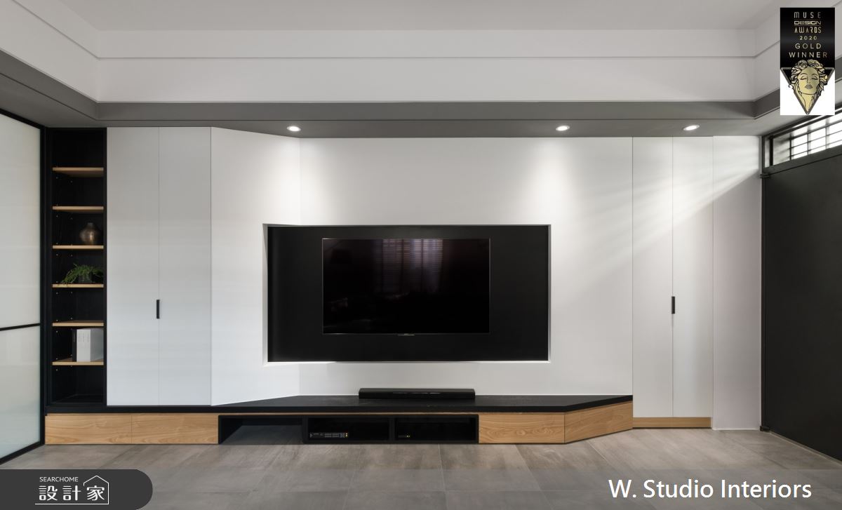 100坪新成屋(5年以下)＿現代風玄關客廳案例圖片＿哲苑室內設計 W. Studio Interiors＿哲苑_02TH Residence之7