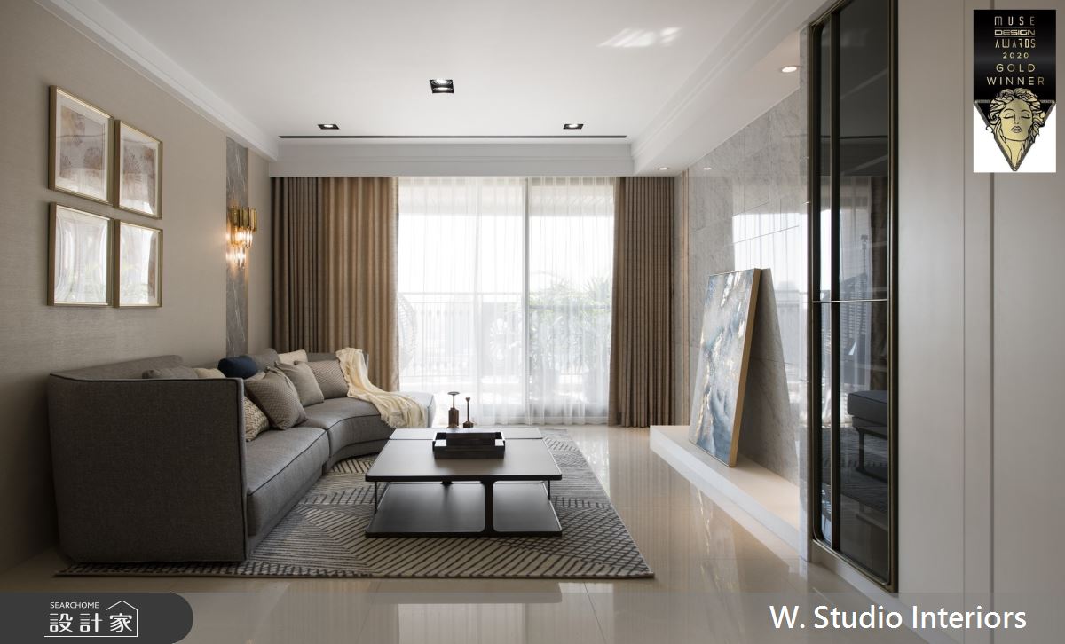 59坪新成屋(5年以下)＿現代風客廳案例圖片＿哲苑室內設計 W. Studio Interiors＿哲苑_03YCP Residence之5