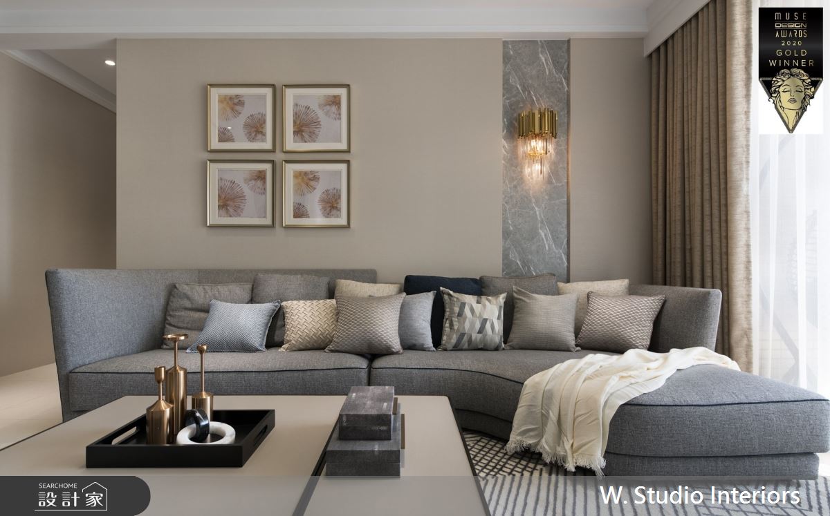 59坪新成屋(5年以下)＿現代風客廳案例圖片＿哲苑室內設計 W. Studio Interiors＿哲苑_03YCP Residence之7